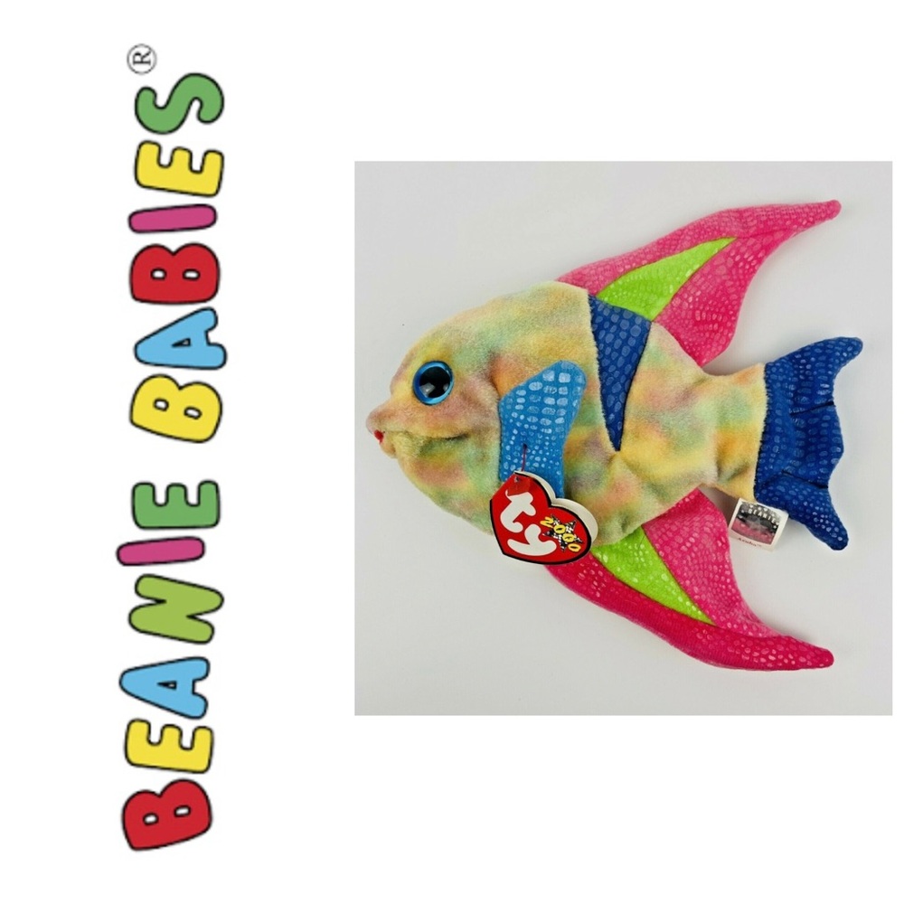 RETIRED NWT Beanie Babies Aruba the Angelfish, 2000